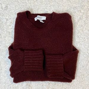 Maroon Crewneck Sweater